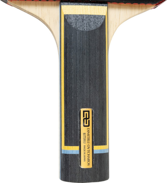 Butterfly Ovtcharov Innerforce ALC Pro-Line Racket: Close-up of Handle Emblem